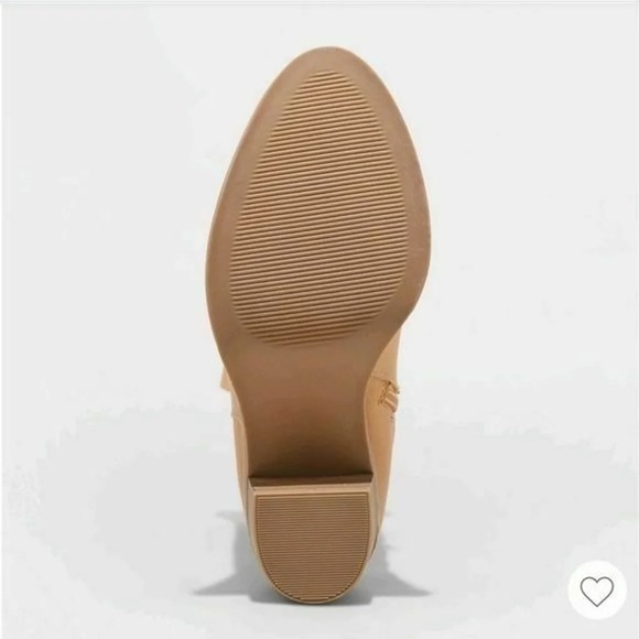 Davina Heeled Riding Boots, Universal Thread Tan Camel Davina Knee High Boots - Picture 4 of 6